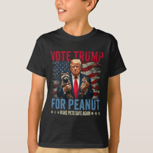 Camiseta Vota a Trump por Peanut la ardilla para hacer que 