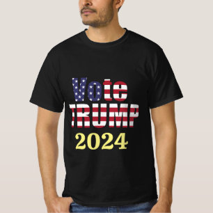 CAMISETA VOTA A TRUMP PRESIDENTE REPUBLICANO 2024 GRANDES E