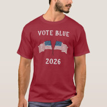 Vota Azul Bandera Personalizada de EE. UU.