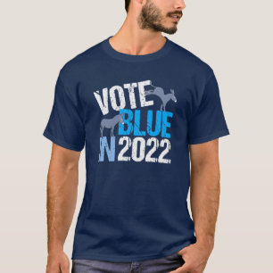 Camiseta Vota azul en las elecciones de mitad de período d