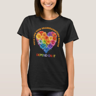 Camiseta Vota como si los derechos de tu nieta dependieran