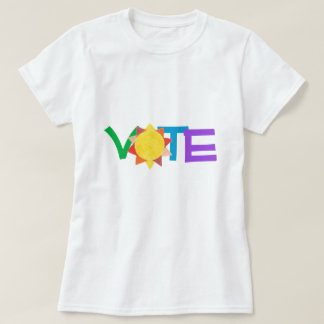 Camiseta Vota con Sun / Diversión GOTV / Vota con Sun