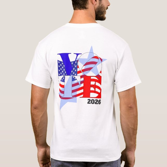 Camiseta Vota de una manera poderosa (Reverso)