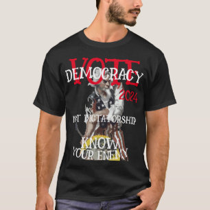 CAMISETA VOTA DEMOCRACIA NO DICTADURA 2024