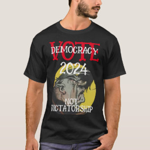 CAMISETA VOTA DEMOCRACIA NO DICTADURA 2024