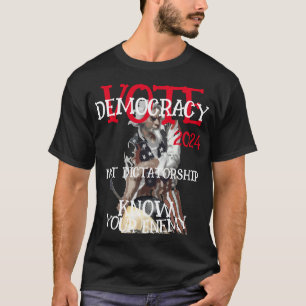 CAMISETA VOTA DEMOCRACIA NO DICTADURA 2024