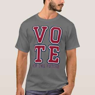 Camiseta Vota por el arte del futuro Diseño de elección col