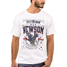 Vota por Gavin Newsom 2028 Águila Patriótica