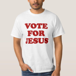 Camiseta Vota por Jesús, gracioso T-Shirt cristiano