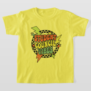 Camiseta Vota por mí Vibraciones del Consejo Estudiantil Es