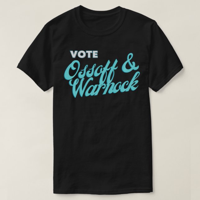 Camiseta Vota por Ossoff y la segunda vuelta del Senado War (Diseño del anverso)