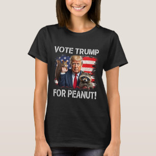 Camiseta Vota por Trump para Peanut la ardilla 4