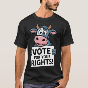 Camiseta ¡Vota Por Tus Derechos! Pegatina1