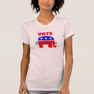 Camiseta VOTA Republicano con el Elefante Patriótico