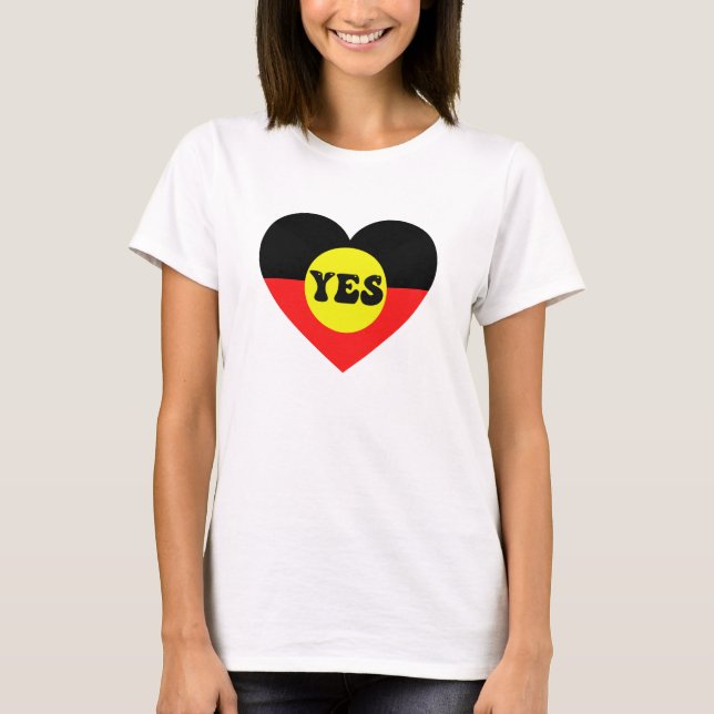 Camiseta Vota Sí a La Voz - Voz Indígena (Anverso)