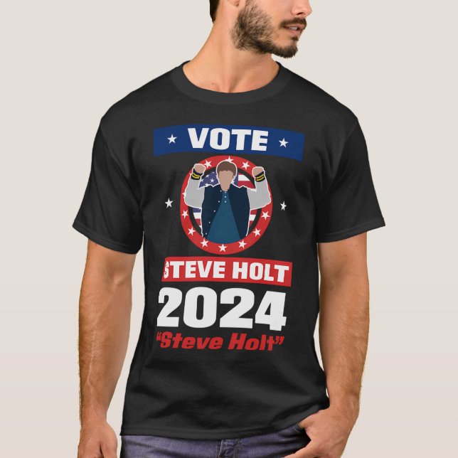 Camiseta Vota Steve Holt 2024 (Anverso)