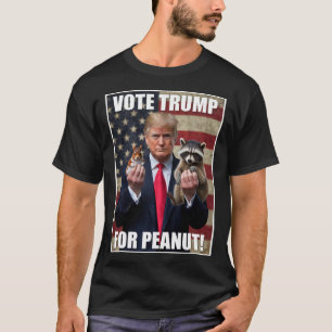 Camiseta Vota Trump Justicia Para Fred Cacahuete La Ardilla