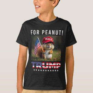 Camiseta Vota Trump Por Peanut La Ardilla Trump 2025 