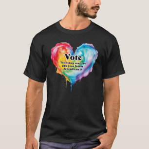 Camiseta Vota tu voz importa