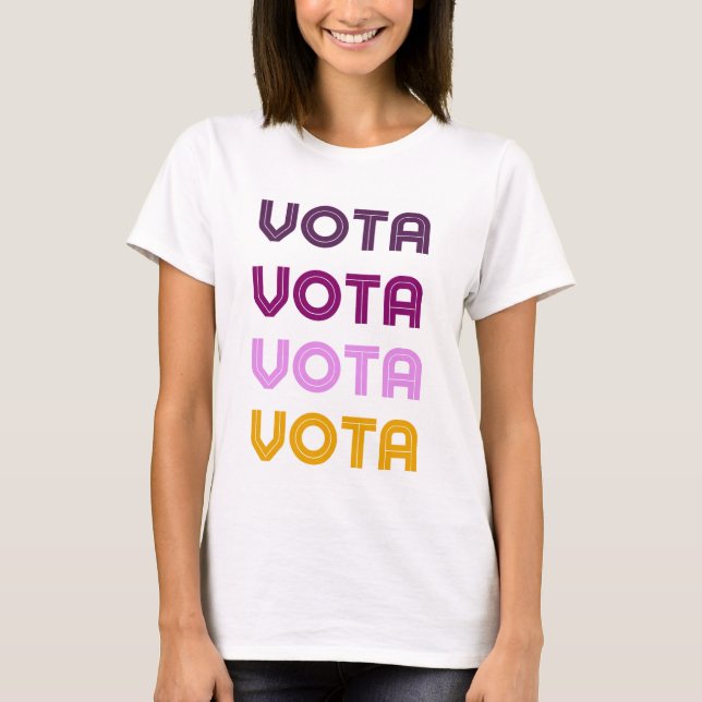 Camiseta VOTA x4 (Anverso)