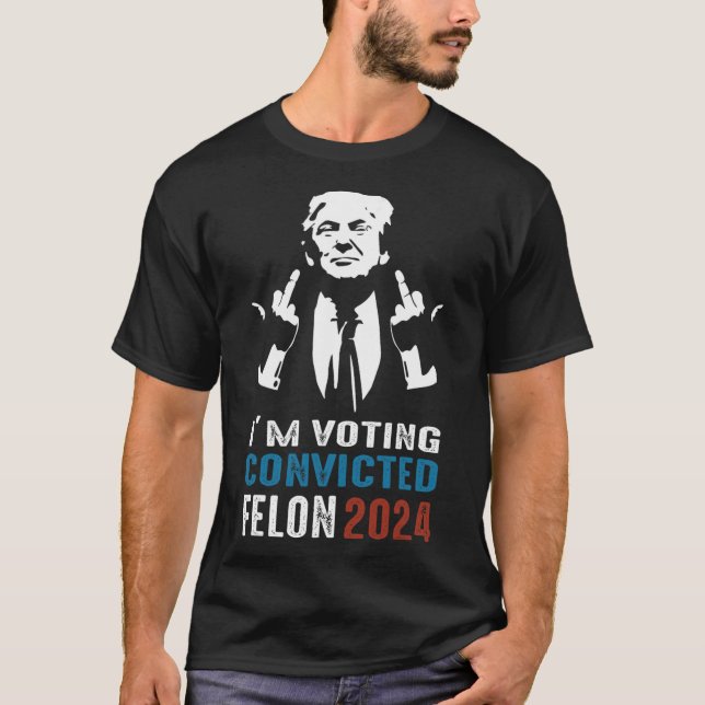 Camiseta Votación Convicto Felon 2024 (Anverso)
