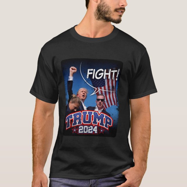 Camiseta Votación en defensa de Donald Trump 2024 (Anverso)