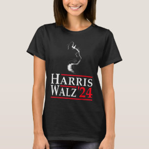 Camiseta Votación Graciosa De Gato De Waltz 2024 Para Kamal