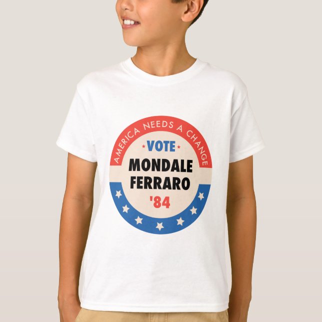 Camiseta Votación Mondale/Ferraro '84 (Anverso)