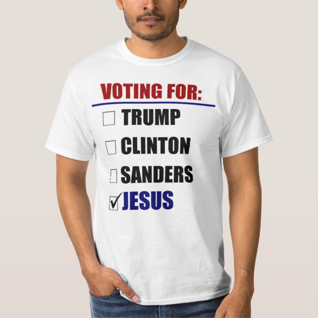 Camiseta Votación para 2016 - Jesús (Anverso)