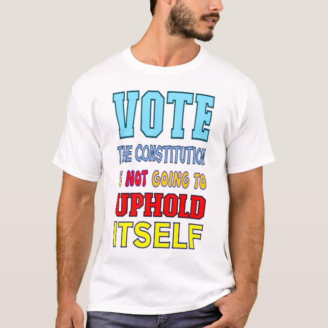 Camiseta Votación Por La Constitución (Anverso)