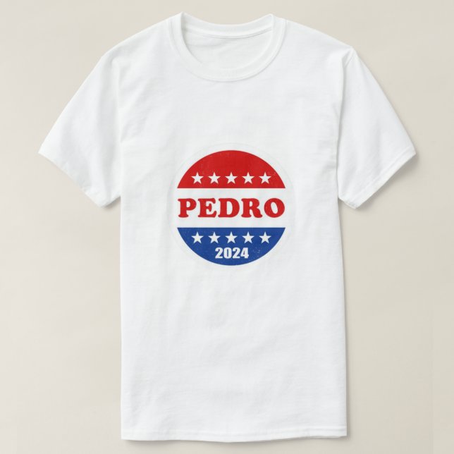 CAMISETA VOTACIÓN POR PEDRO (Diseño del anverso)