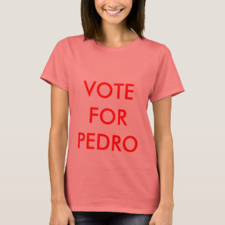 CAMISETA VOTACIÓN POR PEDRO