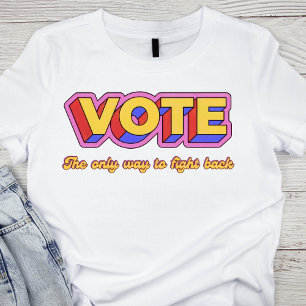 Camiseta Votación retro