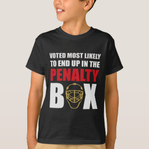 Camiseta Votado Más Probable De Terminar En La Caja De Pena