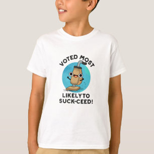 Camiseta Votado Muy Probable Para La Graciosa Pun De Vacío