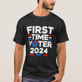 Camiseta Votante por primera vez 2024 Votar por las eleccio