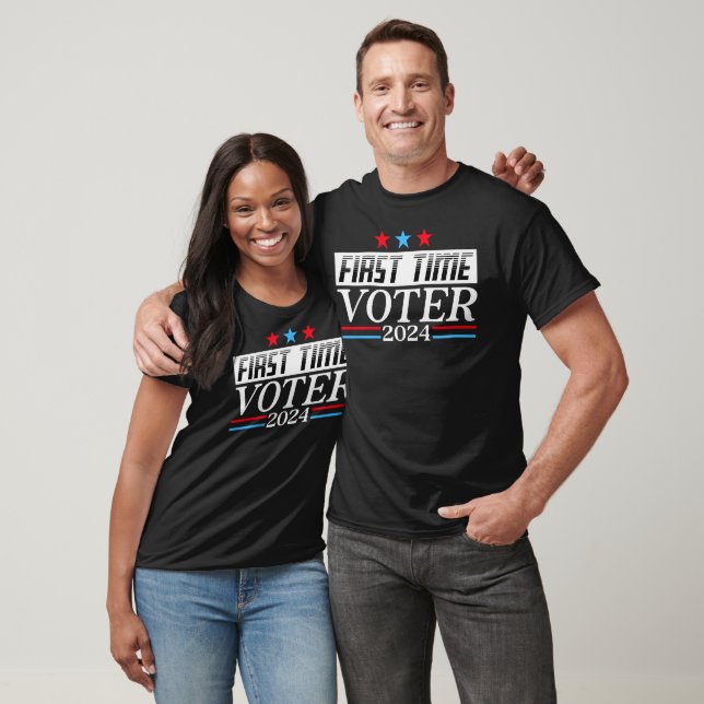 Camiseta Votante por primera vez en las elecciones Fiestas  (Unisexo)