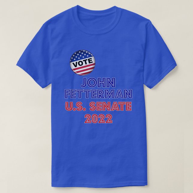 Camiseta Votar a Fetterman PA Senado 0 voto retro John Fett (Diseño del anverso)