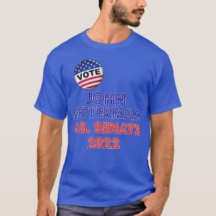 Camiseta Votar a Fetterman PA Senado 0 voto retro John Fett