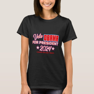 Camiseta Votar a Obama por el presidente 2024 _ Michelle Ob
