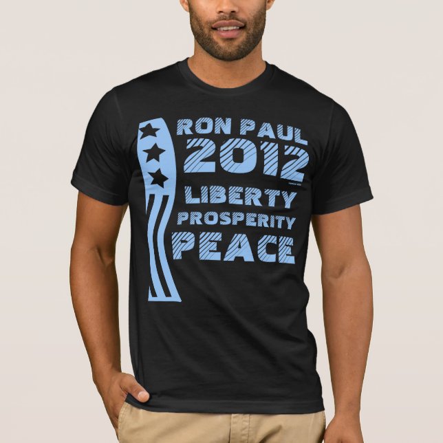 Camiseta Votar a Ron Paul para las elecciones presidenciale (Anverso)