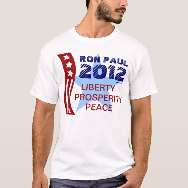 Camiseta Votar a Ron Paul para las elecciones presidenciale (Anverso)