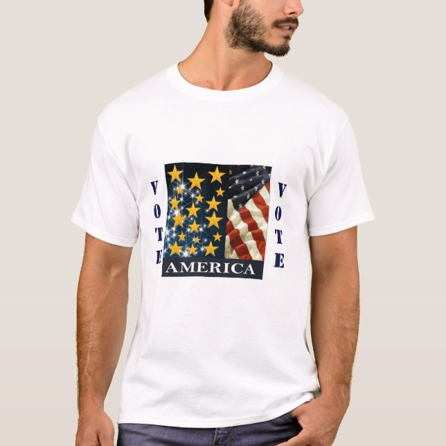 CAMISETA VOTAR AMÉRICA (Anverso)