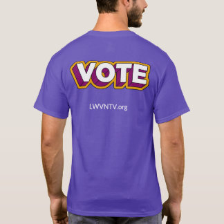 Camiseta Votar Cartas en Bloque Blanco