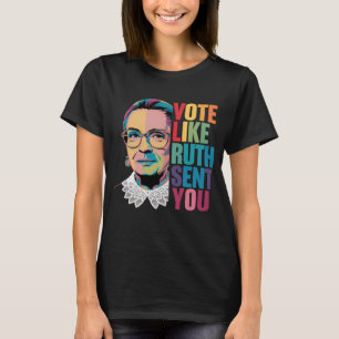 Camiseta Votar como Ruth te envió