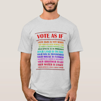 Camiseta Votar como si