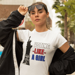 Camiseta Votar como una chica