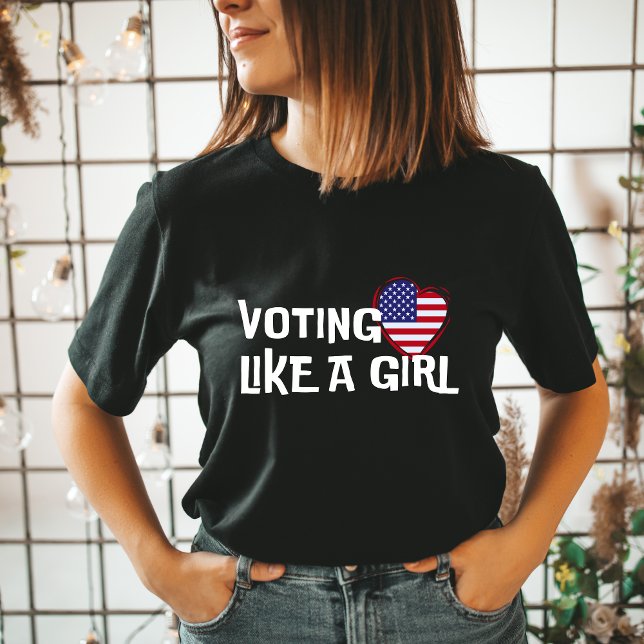 Camiseta Votar como una democracia electoral Chica 2024 (Subido por el creador)