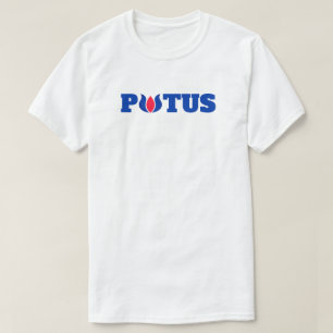 Camiseta Votar con Blue Lotus para POTUS Harris T-Shirt