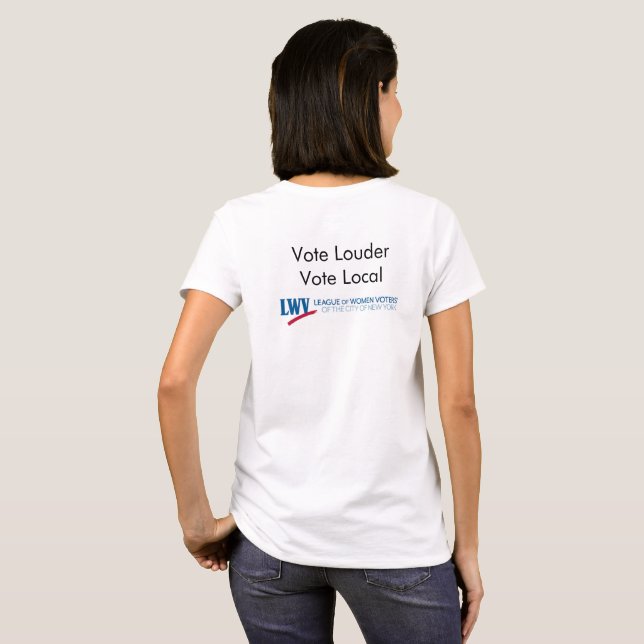 Camiseta Votar más fuerte (Reverso completo)